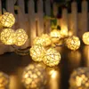 Другое мероприятие вечеринка поставляется 20 шарика из ротанга светодиодные светодиоды рождественские украшения рождественские украшения рождественские декоры Atations для года 230406