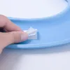 Cubiertas de asiento de inodoro 1 unids pegatina cubierta de espuma silicona impermeable tipo pasta lavable engrosamiento