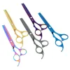 Purple Dragon Professional Pet Scissors for Dog Grooming Sharp Edge Thunning Scissors Clipper Shears Animals Hair Cutting Tools ZZ