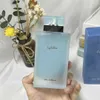 Brand Parfum Clone Lady Fragrance Light Blue Intense Spray Fragrance for Woman 100ml 3.3 fl.oz Long Lasting Smell EDP Parfum Woman Cologne in Stock Fast Ship