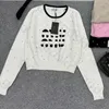 Scrap Bit Knitted Sweater Women Fashion Loose Long Sleeve Knitwear Designer High End Slim Pullover Coat