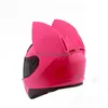 Capacetes de motocicleta Nitrinos Marca Capacete Fl Face com Orelhas de Gato Quatro Temporada Cor Rosa Entrega Mobiles Motocicletas Acessórios Dhfeq