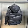 Herren-Daunenparkas, Designer-Herren-Pufferjacke, besticktes Abzeichen, Winter, warm halten, französische Marke m Home Luxurious Womens Have Nfc, Größe 1/2/3/4/5 K66r Kf9r