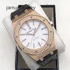 Ap Swiss Relógios de pulso de luxo Royal Oak 15400 Relógio automático masculino de luxo em ouro rosa 18k YHHS
