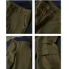 Damenhose, Armeegrün, Cargo-Flare-Hose, Schwarz, Winter, Straße, niedrige Taille, schmale Passform, elastisch