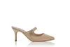 Sandaler Champagne Satin Mary Jane Muller Shoes Fashion Women's Shoes