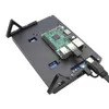 Freeshipping Raspberry Pi 3 Model B 7 Inch 1024*600 TFT CAPACITIV TUCH SCREEN AKRYLISK STANDER HD-MI Kabel USB-kabelsatser EXBFA