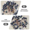 Decoração de festa 100 PCs Faux Flower Garland Simulation Blueberry Christmas Tree Decorations Ramiliza Grinalsa Artificial Fake