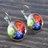 Boucles d'oreilles mode femmes bijoux France Paris tour Eiffel motif verre Cabochon crochet pour amis voyage cadeau