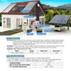 DAXTROMN EU 스톡 슈퍼 10.2kW 48V 하이브리드 인버터 2MPPT 500VDC 160A 듀얼 PV 입력 순수한 사인파 태양 광 인버터 2 하중 출력