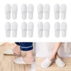 1pair wegwerpreis hotel slippers witte handdoek gesloten teen spa schoenen badkamer sets wassen douche badbad accessoires