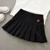 Girl s Dresses Girls All Match Pleated Culottes Medium And Small Children S Summer Skirt With Inner Safety Pants Student Uniform Skirts 230407