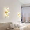 Wall Lamp Nordic LED Home Indoor Lighting Bedside Living Room Corridor Decoration Sconce Lights S Type Hallway Lamps