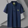 Herren T-Shirts Sommer Luxus Business Poloshirts Revers Lässige Mode Kurzarm Polos Marke Bestickte Baggy Clothing 230407