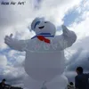 Halloween Ghostbusters Personnage Gonflable Guimauve Homme Publicité Décoration Dessin Animé sans Bannière pour Celebratio Stay Puft Modèle avec Éclairage LED