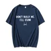 T-shirts voor mannen pesten me niet, ik ken de leuke memes van t-shirts. Harajuku Gedrukte T-shirts Katoen zachte unisex zomer casual t-shirts paar extra grote tops 230407