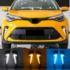 Toyota C-HR CHR 2020 2021 2022 2023 동적 회전 신호 일광 안개 램프 덮개를위한 자동차 주도 DRL 주간 달리기 조명