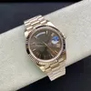 Relógio masculino relógio mecânico automático 36/40 mm 904L todo em aço inoxidável anel de diamante à prova d'água brilho faixa de ouro diamante relógio de presente Montre de Luxe