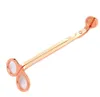 UPS Stainless Steel Snuffers Candle Wick Trimmer Rose Gold Scissors Cutter Oil Lamp Trim scissor Cutter Wholesale i0407