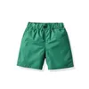 Shorts Boys 'Shorts Children's Summer Pants 1-8 år gamla byxor Solid Color Preschool Clothing Girls' Set Pants School Clothing 230406