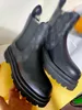 Stilista da donna stivaletti marroni marrone nero stampato con lettera tacco grosso in pelle alla caviglia martin scarpe da donna di lusso casual scarponi da neve con scatola originale