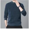 Men's Sweaters High Quality European Edition Semi-high Neck Fall/Winter Bottom Coat Stylish Casual Slim-fit Top Base Shirt Outerwear