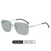 Okulary przeciwsłoneczne luksusowe męskie okulary słońca dla mężczyzn projektantka marki męskiej czarny pilot Uv400 Model ZC115