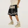 Shorts pour hommes Codes de jeunesse Cargo Harem Sports Hip Hop Oversize Coton Broderie Pantalones Lettres Montlar Ripped Baggy Gym Jesus Man