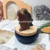 Ręcznie rzeźbiony ocean Jasper Butterrfly Fairy Figurine Prezent dla dzieci jej uzdrawiający kwarc kryształ faerie rzeźbia