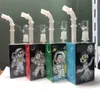 Bongs de agua de vidrio grueso Cachimbas Bongs Caja de jugo Plataformas petroleras Vaso de precipitados Burbujeador Tubos de agua de vidrio para fumar con junta de 14 mm