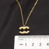 Channel Designer Love Pendant Gold Plated Exquisite Design High End Brand Jewelry Long Chain Sier Spring Gift Necklace