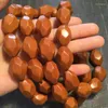 Catene Pietra naturale Bracciale con perline di nuclidi di oliva a diciotto lati per uomo Donna con collana di Buddha