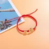 Charm-Armbänder, modisches rundes handgewebtes Fadenarmband, bunte Seilgeometrie, verstellbares Zubehör für Liebhaber, Geburtstagsfeiern, Geschenk