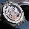 Ap Швейцарские роскошные наручные часы 26238st Автоматические механические наручные часы диаметром 42 мм с синим круглым циферблатом Flyback/Reverse Jump Полный набор BU5N