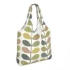 Bolsas de compras Impresión linda Scribble Stem Multi Orla Kiely Tote Reciclaje Lona Hombro Shopper Bag Pografía Bolsos