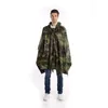 Raincoats Polyester PVC Camouflag Foreign Trade Raincoat Cape Adult One-piece Hiking Outdoor Riding Poncho