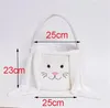 Easter Rabbit Basket Festive Fuzzy Long Ears Bunny Bucket Comfort Plush Easter Eggs Storage Bag Kids Candy Toy Tote Bags