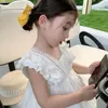 Girl s jurken Summer Girls Children S Kleding Dunne Vest Baby Hollow Lace White Dress Kids Fashion Princess Vestidos 230407