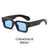 designer Sunglasses for office Women Men Fashion wide Square Frame Glasses UV 400 Protection Driving Black white goggles for youth Vintage Rectangle cool beach