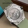 Ap Швейцарские роскошные наручные часы Royal Oak Offshore Series 15720st Precision Steel Avocado Green Plate Мужская мода Досуг Бизнес Спортивная техника Дайвинг Watc 2MTD