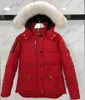 Зимние ножницы Goose Down Jacket для мужчин и женщин Короткий шерный воротник в стиле канадский хлеб LC47