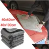 Outils de nettoyage de voiture Serviette en microfibre Super absorbante Tissu de détail Entretien Serviettes de séchage Chiffons de polissage 40X60 / 100Cm Livraison directe Mo Dhrel