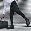 Pantalon masculin Pantalons noirs décontractés.