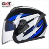 Casques de moto à double visière Visor Dirt Biker Casque GXT 703 Men Electric Moto Bicycle Scooter Motocross Safety Accessoires Accessoires