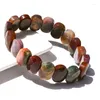 Bracelets à maillons Bracelet en cristal naturel Reiki énergie de guérison pierres d'oeil de tigre bracelets Yoga soulagement du stress méditation bijoux cadeau pour hommes