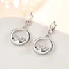 Dangle Earrings CAOSHI Elegant Female Wedding Trendy Fashionable Pendant Shiny CZ Aesthetic Women Engagement Accessories Fancy Jewelry