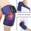 Masseurs de jambes Masseur de genou électrique USB Chauffage Vibration Infrarouge Compression Thérapie pour Coude Épaule Genou Coussin de massage Soulager les douleurs articulaires 230406