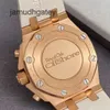 Ap Swiss Montres de luxe Royal Ap Oak Offshore Series Or rose 18 carats Diamant original Montre mécanique automatique pour femme 26231or 37 mm 0B2E