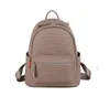 Bayanlar omuz çantaları 4 renk basit düz renk kabartmalı messenger çanta kolej rüzgar taş öğrenci sırt çantası açık spor boş zamanlar deri seyahat sırt çantaları 11060#