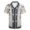 Mens Designer Shirts Brand Clothing Men Shorts Sleeve Dress Shirt Hip Hop Style High Quality Cotton Tops 104162